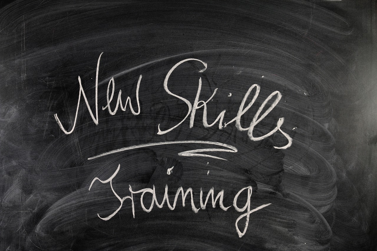 board, chalk, training