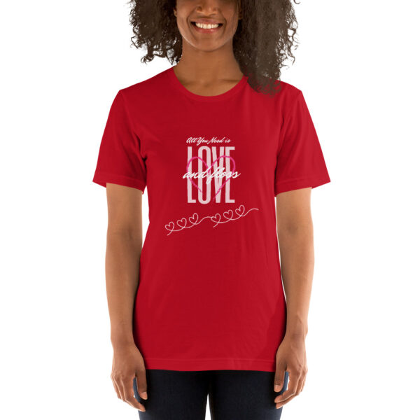 All You Need Is Love & Floss- Unisex T-Shirt - Image 9