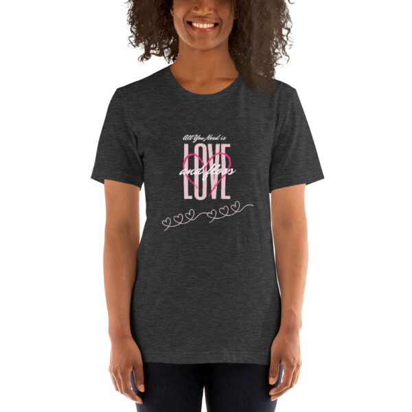 All You Need Is Love & Floss- Unisex T-Shirt - Image 8