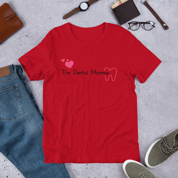 Dental Momma Unisex Logo T-Shirt - Image 4