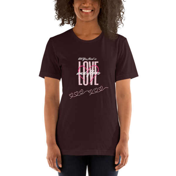 All You Need Is Love & Floss- Unisex T-Shirt - Image 3