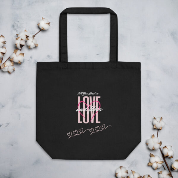 All You Need is Love & FLoss-Black Eco Tote Bag