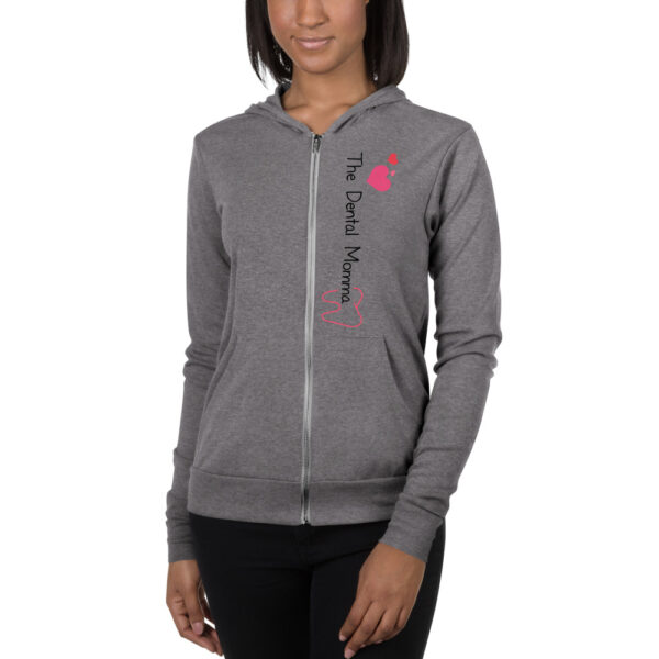 Unisex Logo Zip Hoodie - Image 2