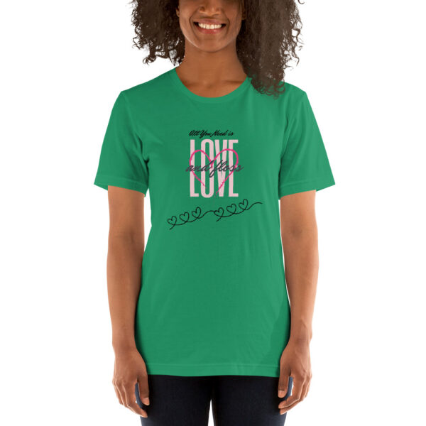All You Need Is Love & Floss- Unisex T-Shirt - Image 11