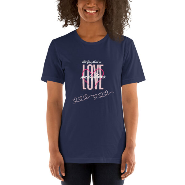 All You Need Is Love & Floss- Unisex T-Shirt - Image 4