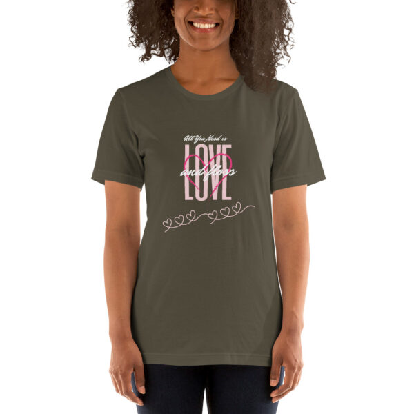 All You Need Is Love & Floss- Unisex T-Shirt - Image 12