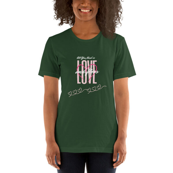 All You Need Is Love & Floss- Unisex T-Shirt - Image 10