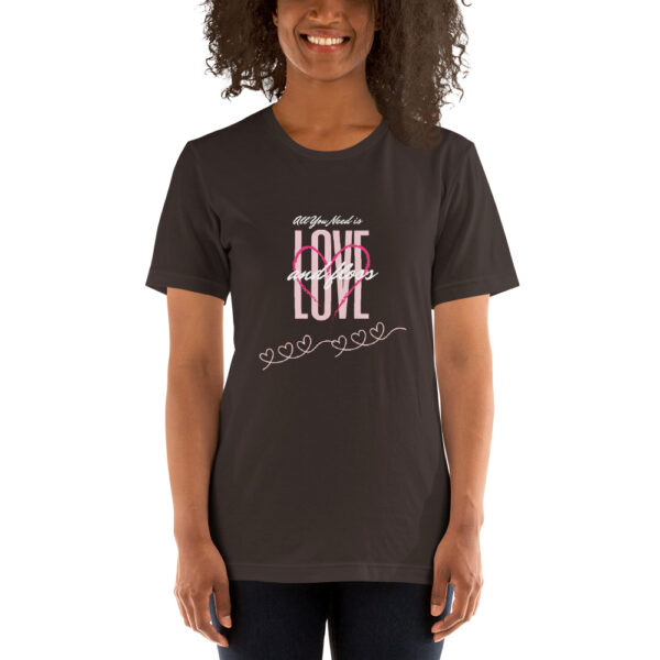 All You Need Is Love & Floss- Unisex T-Shirt - Image 6